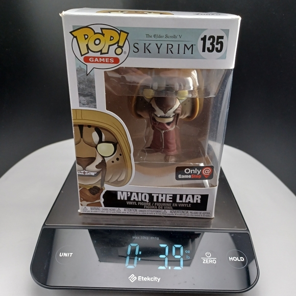 Funko Pop! Games Skyrim M'aiq the Liar Vinyl Figure - Picture 9 of 10
